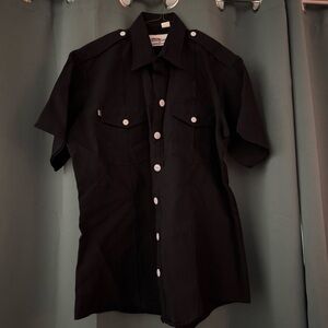 Men's Flying Cross Uniform Navy Short Sleeve Shirt